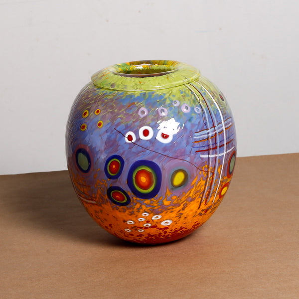 Large Folded Rim Vase