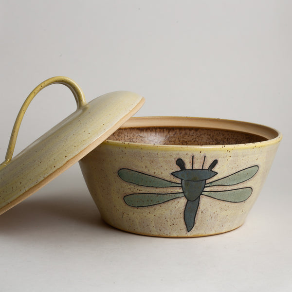 Casserole, Lid, Dragonfly