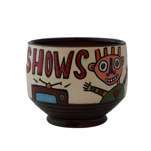 Bowl, Boat, Full Colour, Bros B4 Shows