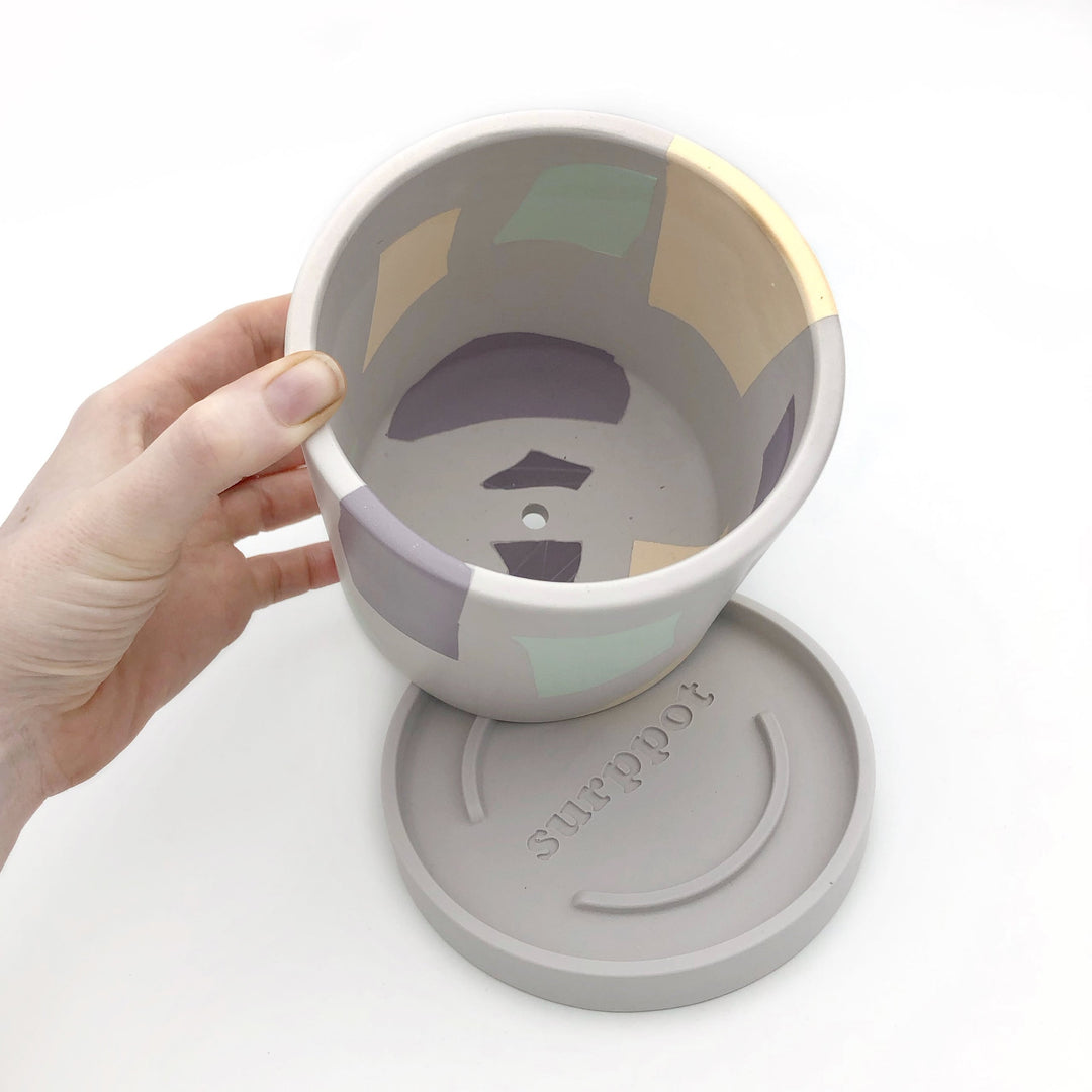 Colourful Eco-Friendly Resin Plant Pot