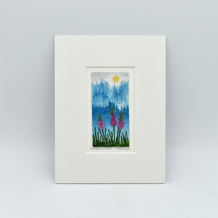 Matted Small Art- Emerging Sunlight