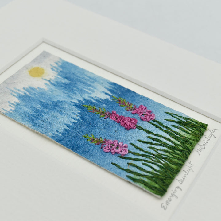 Matted Small Art- Emerging Sunlight