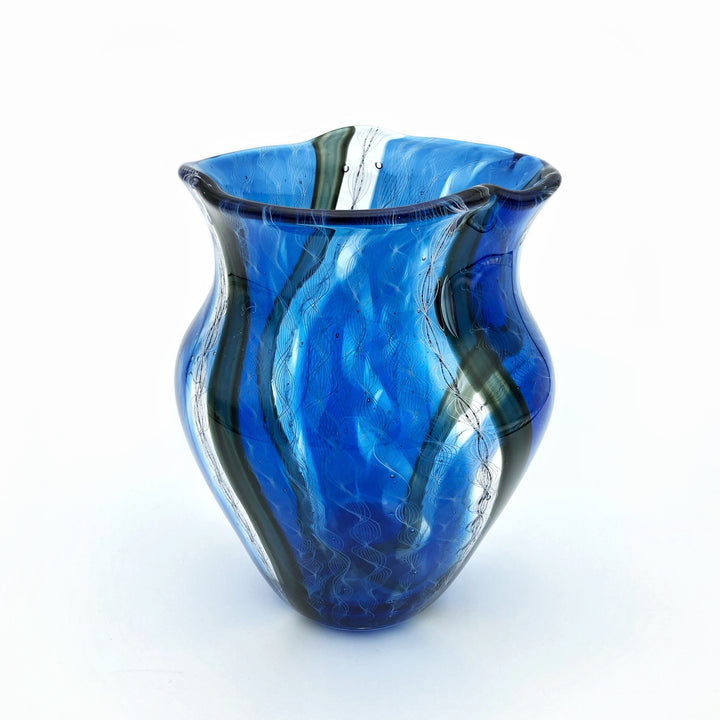 Vase, Spired Blue