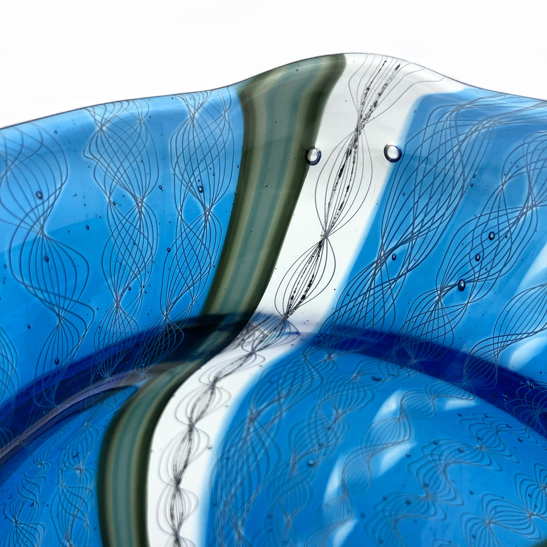 Vase, Spired Blue