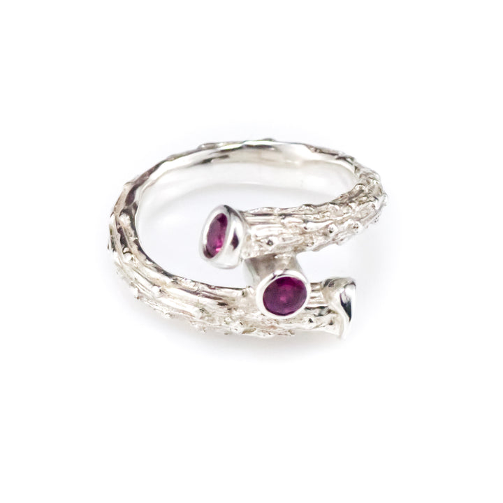 Ring, Tamarack, Rhodolite Garnet