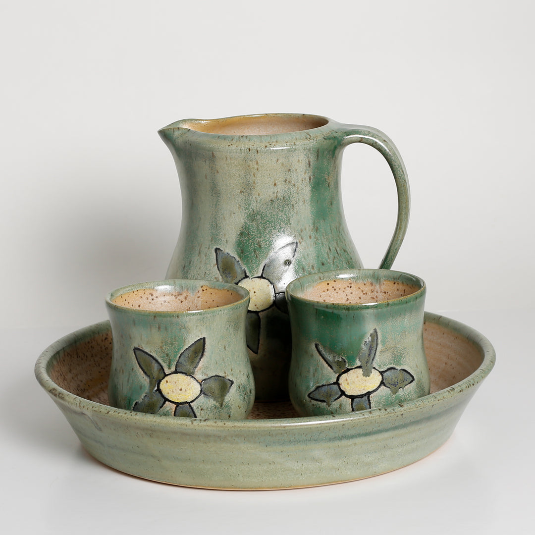 Pre-Order Serving Tray with Jug and cups