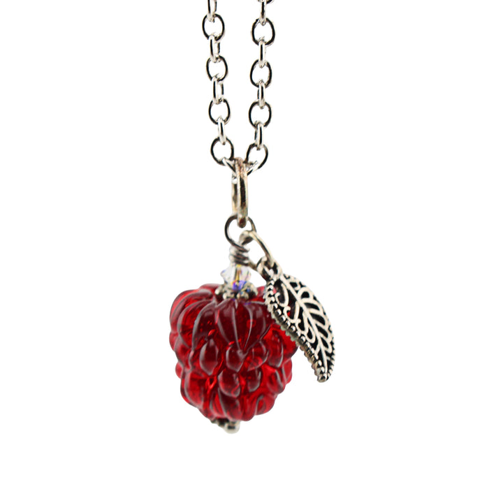 Pendant, Single Raspberry