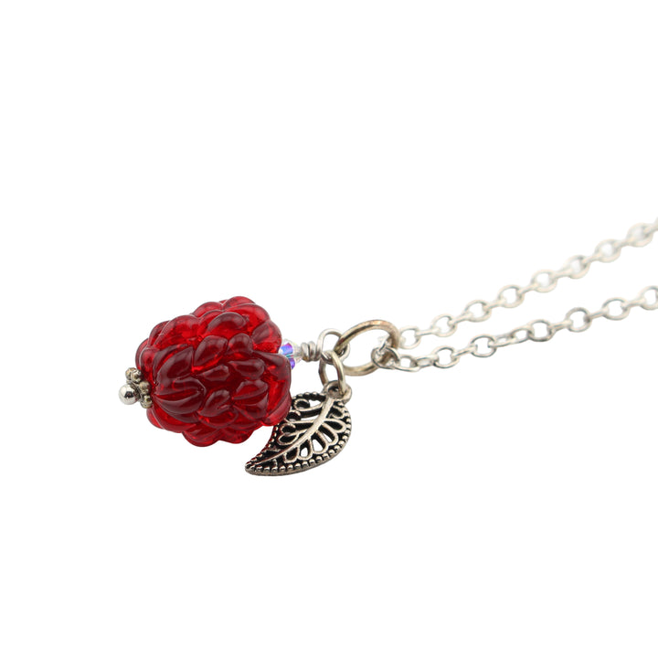 Pendant, Single Raspberry