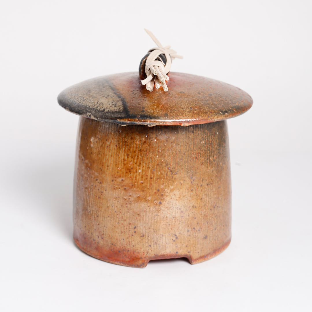 Red Cachet Jar With Reed