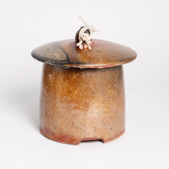 Red Cachet Jar With Reed