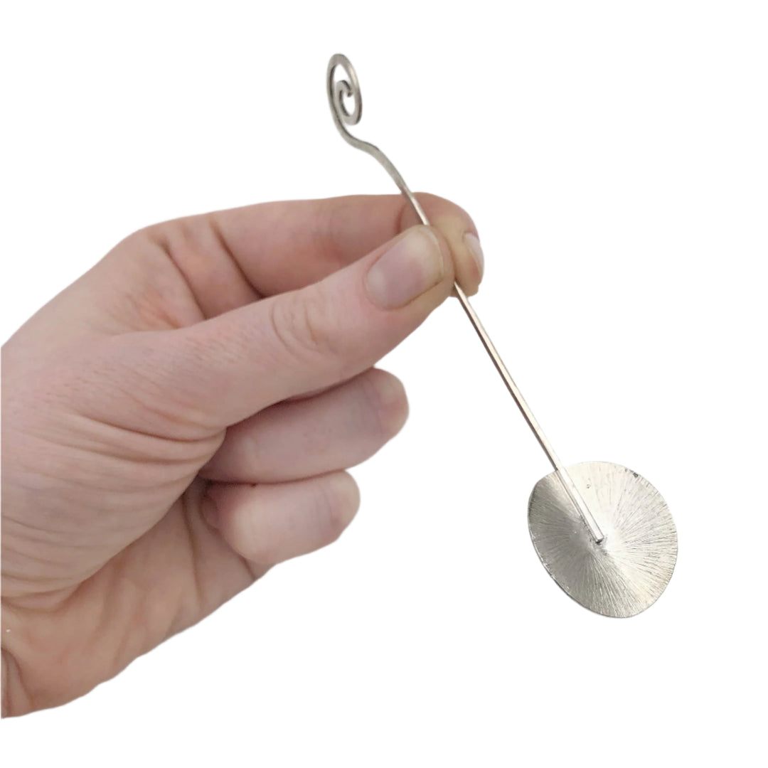 Silver Oval Coffee Stir Spoons