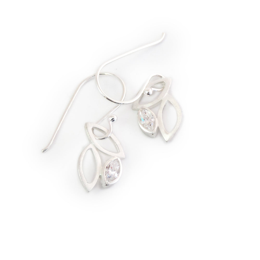 Marquis Open Leaf, Earring