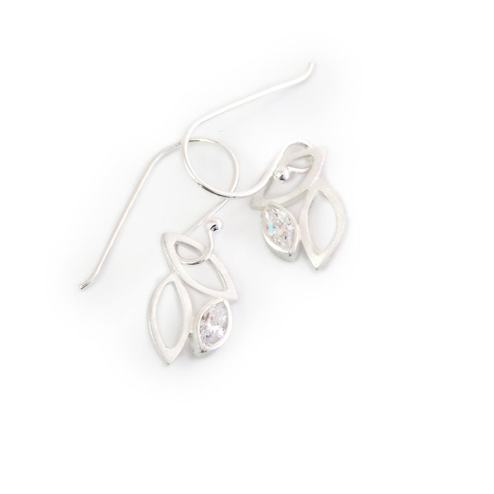 Marquis Open Leaf, Earring