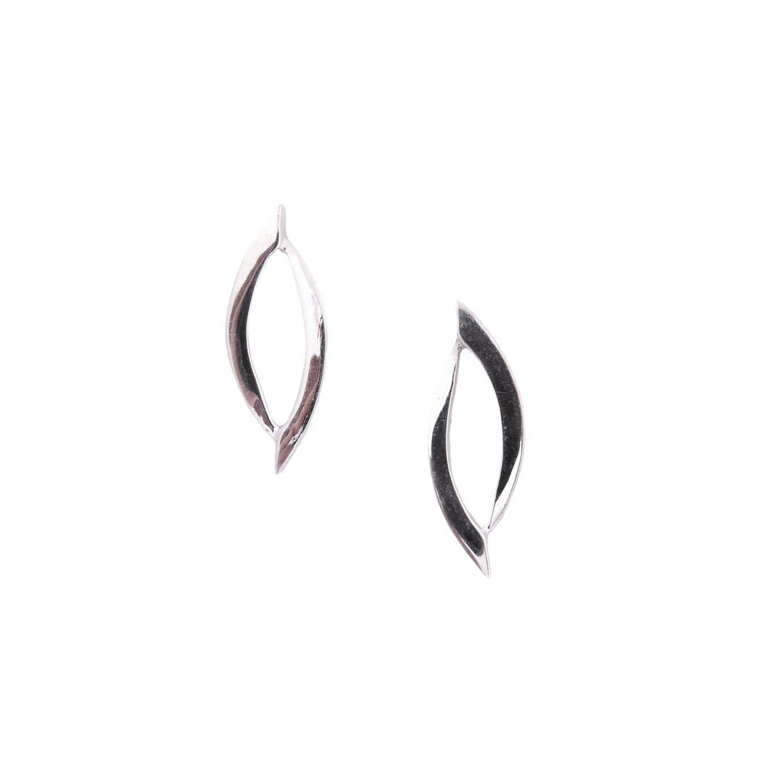 Open Leaf Post, Earring