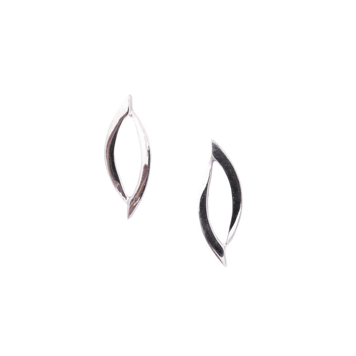 Open Leaf Post, Earring