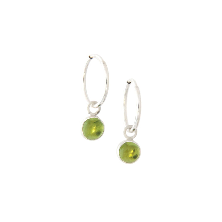 Peridot Hoop, Earring