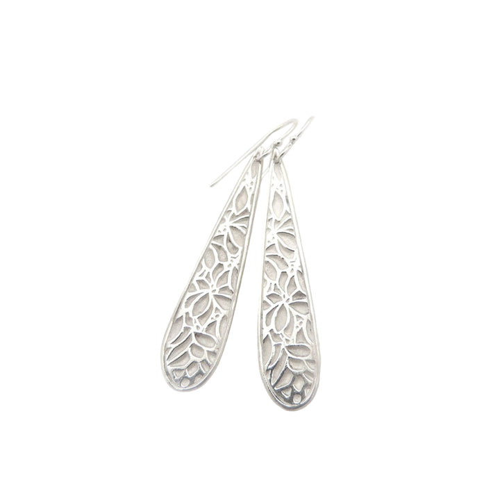Flower Texture Drop, Earring