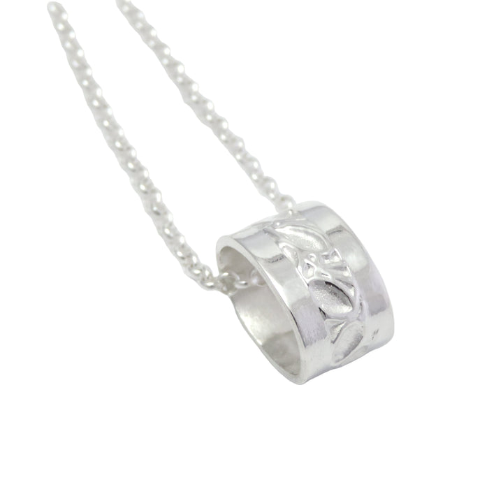 Flower Texture Ring, Necklace