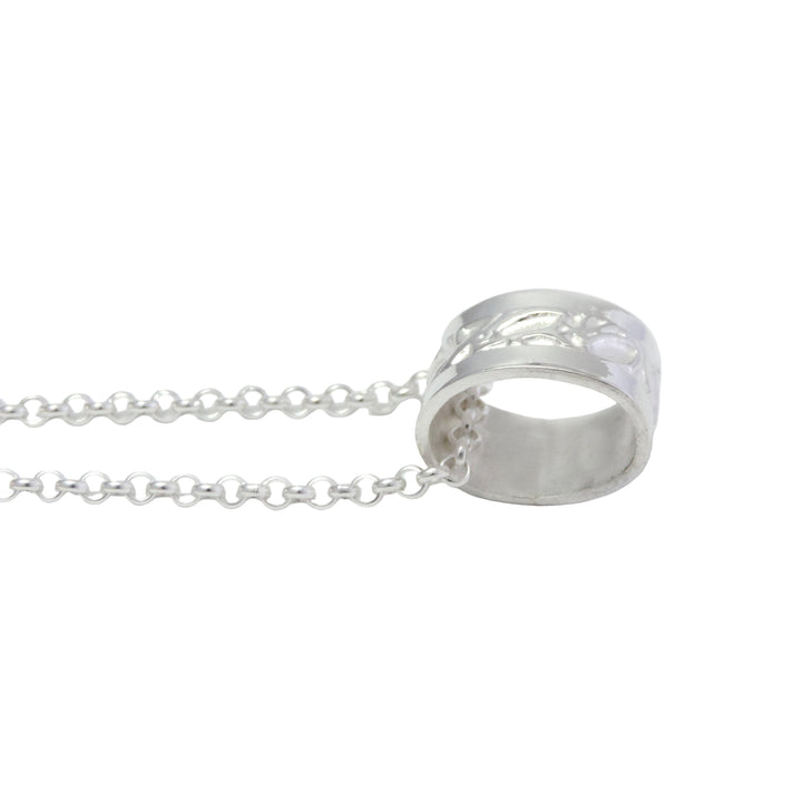 Flower Texture Ring, Necklace