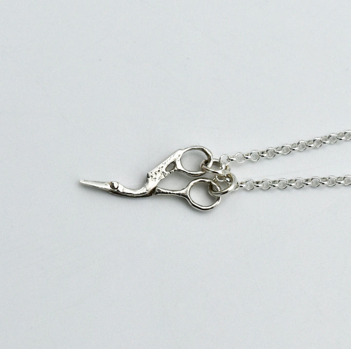 Crane Scissor Pendant