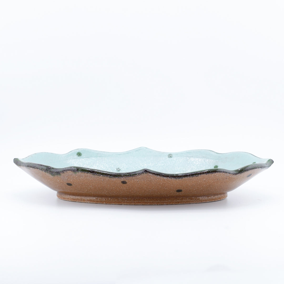 Small Plate, Emerald Green Oval