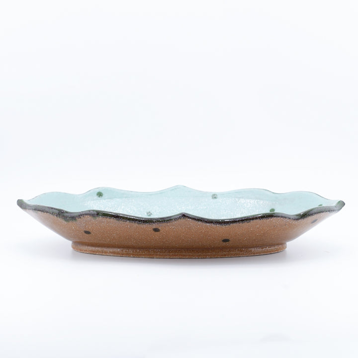 Small Plate, Emerald Green Oval
