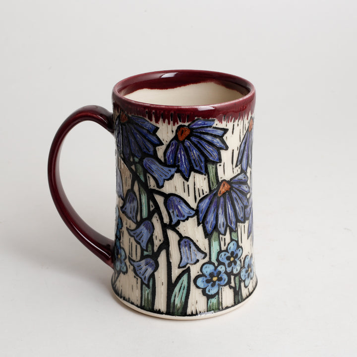 Mug - Spring Flowers, Purple