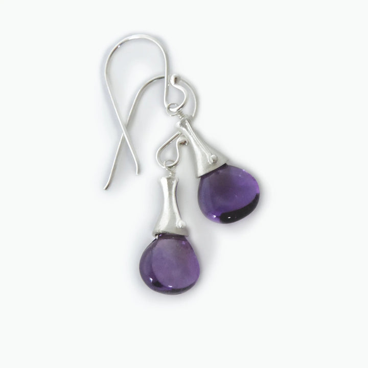 Hourglass Amethyst, Earring