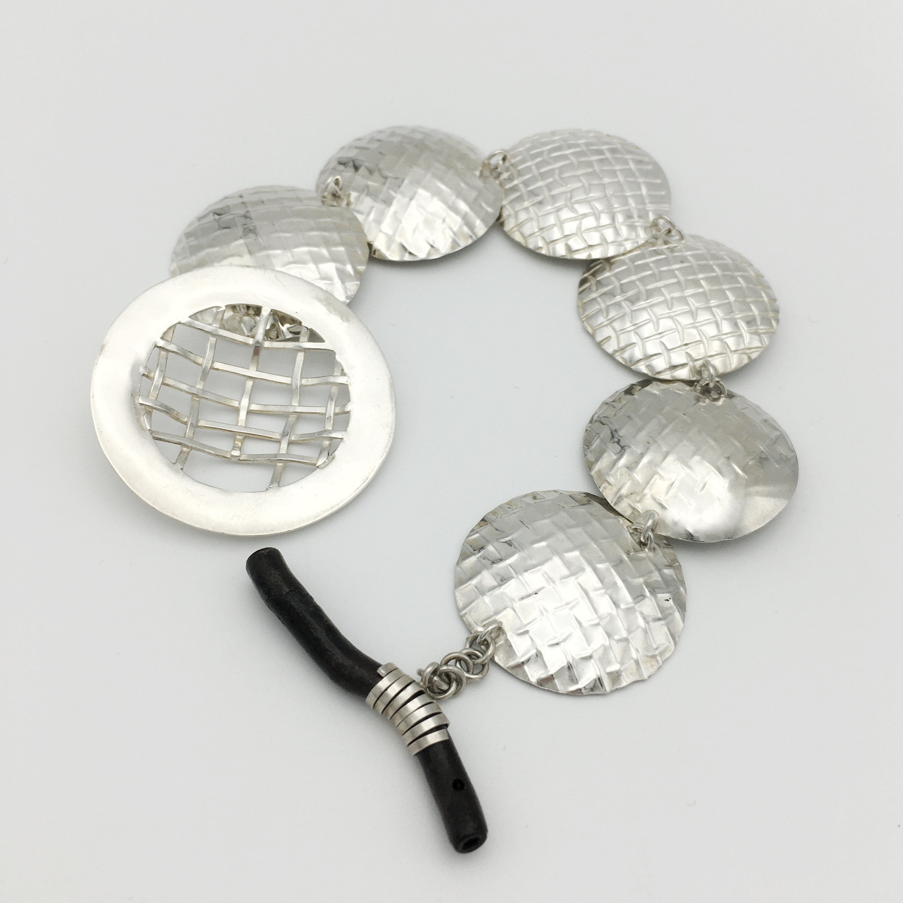 Modern Toggle Bracelet with Black Coral – Alberta Craft Council