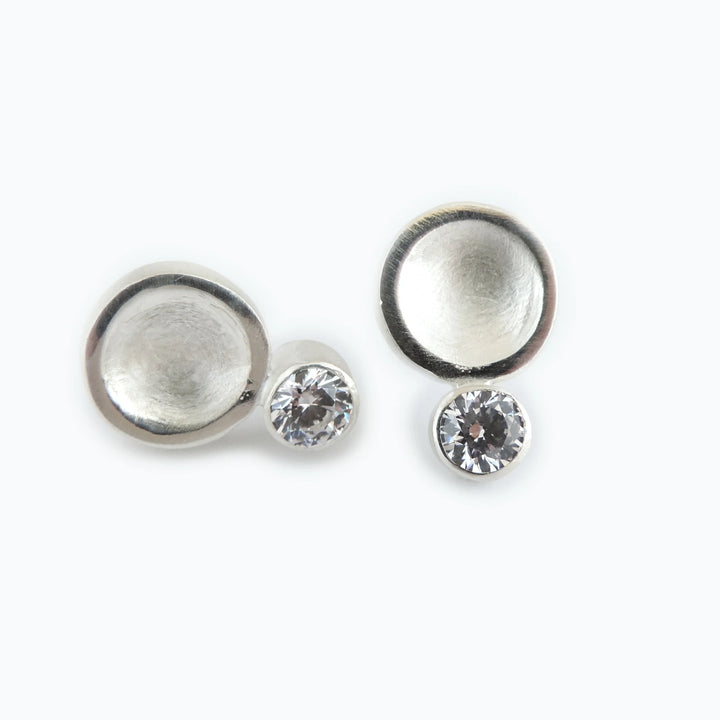 Earring, Rocket CZ Post