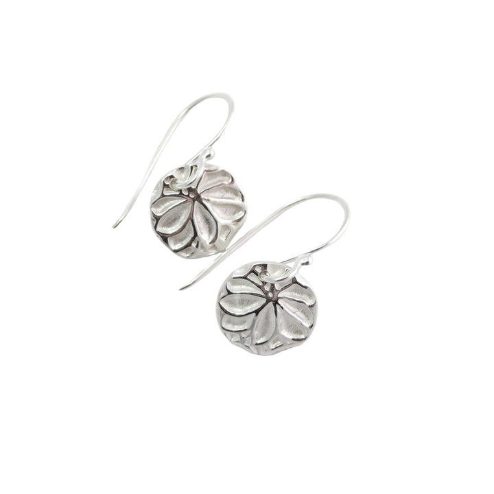 Flower Texture Small Circle, Earring