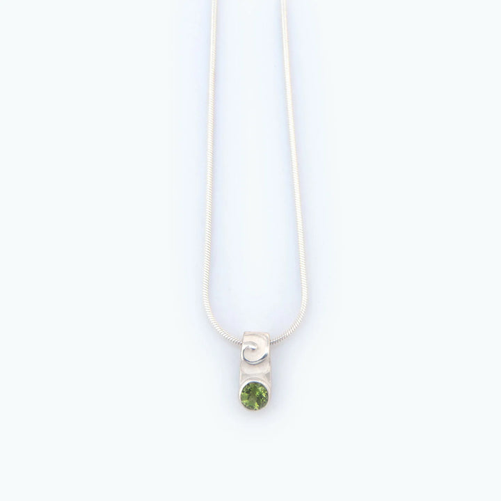 Swirl Peridot, Necklace