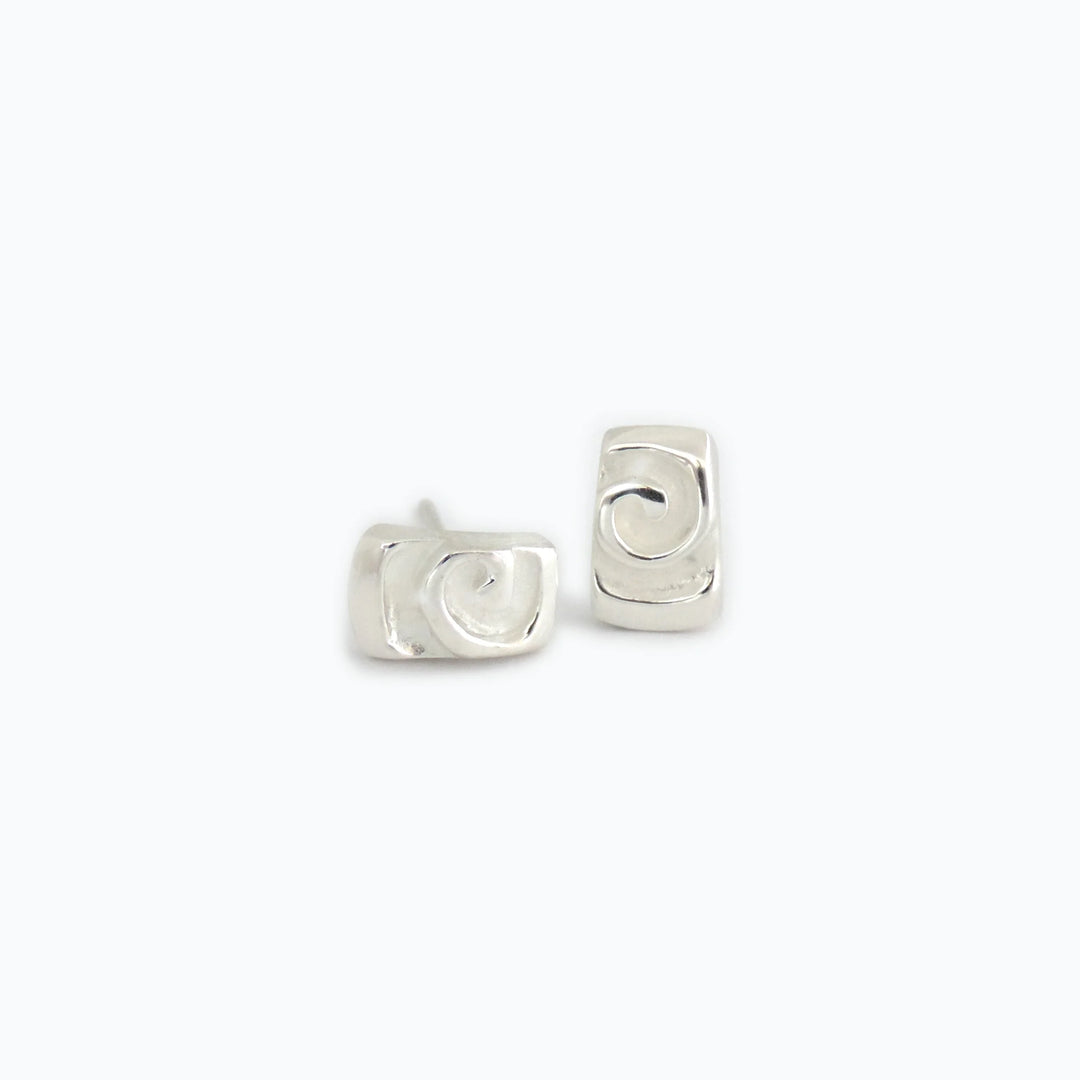 Swirl Post, Earring