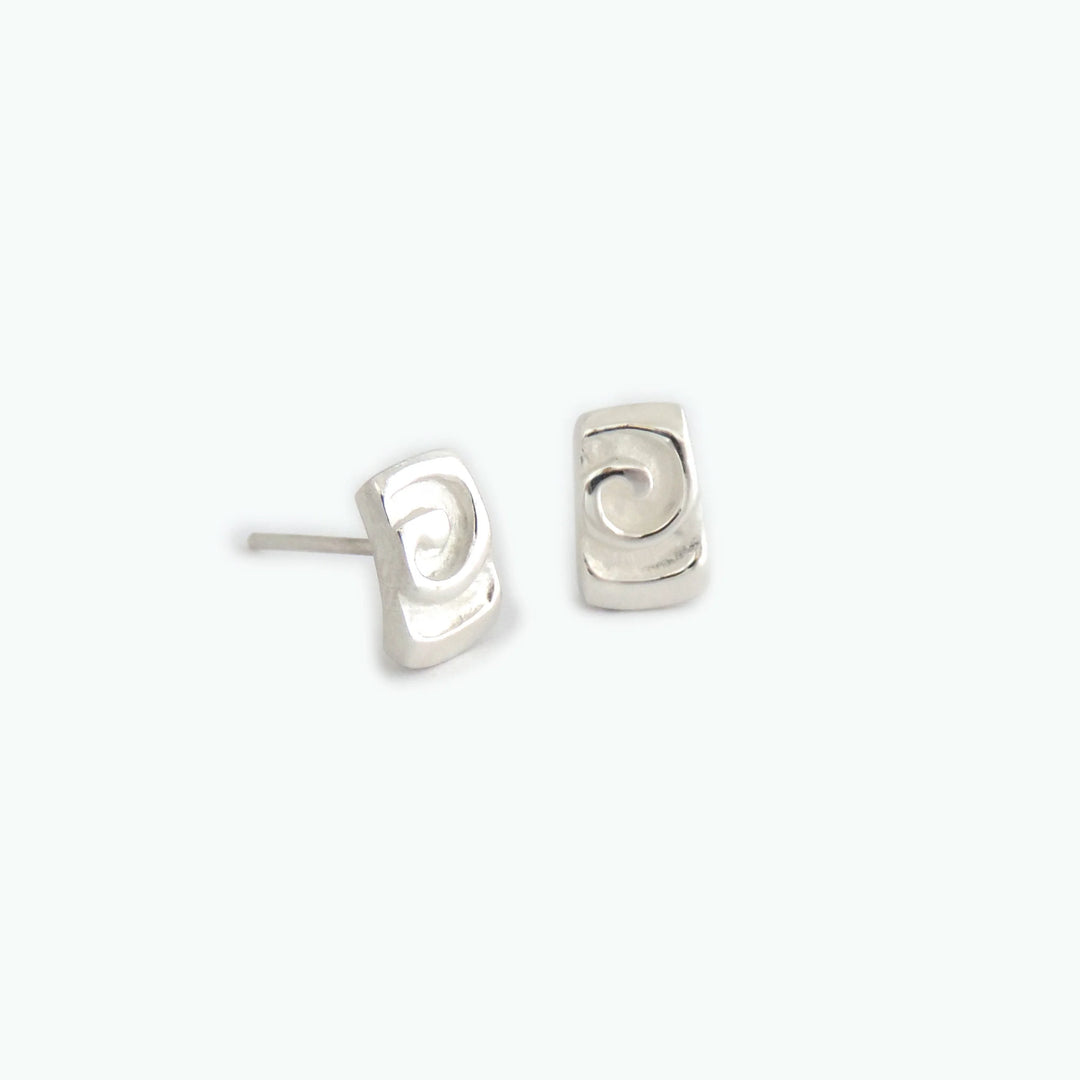 Swirl Post, Earring