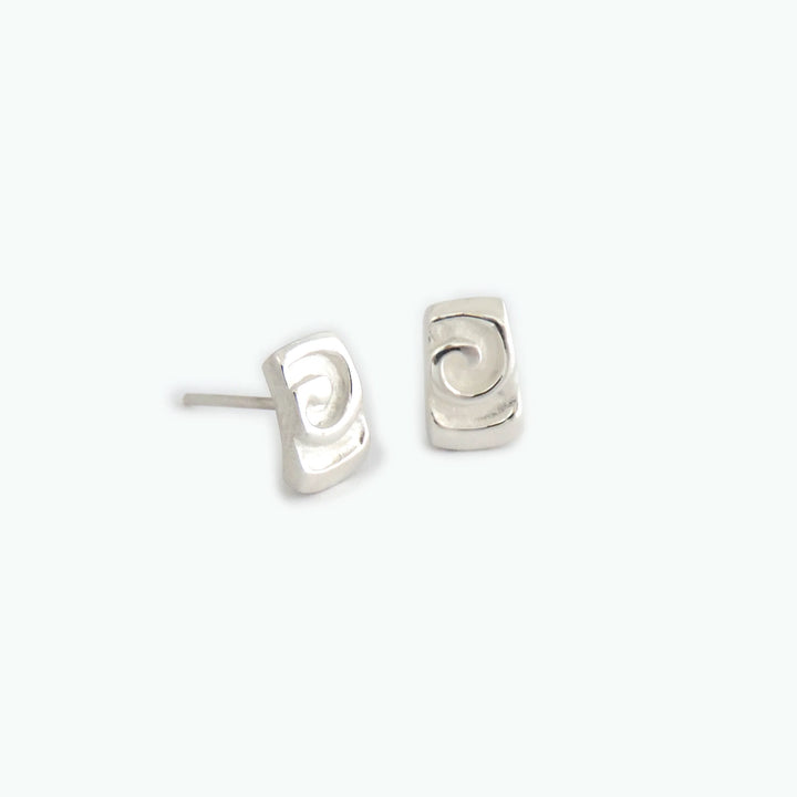 Swirl Post, Earring