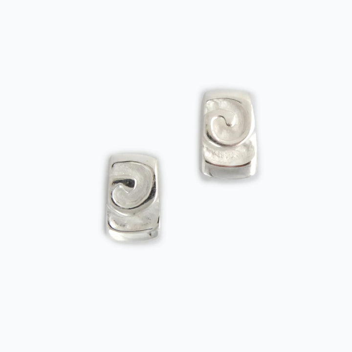 Swirl Post, Earring